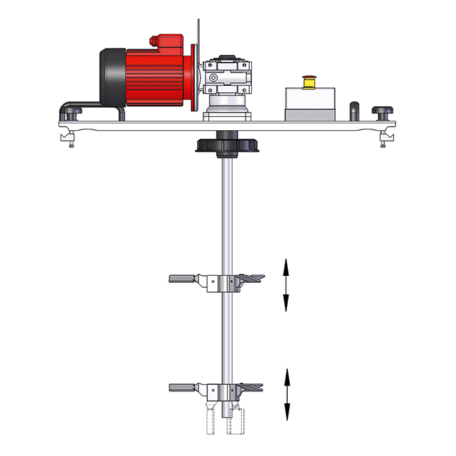 FLUX IBC-Mischer-Set ESM 1.5/70-RT 10-P0000002