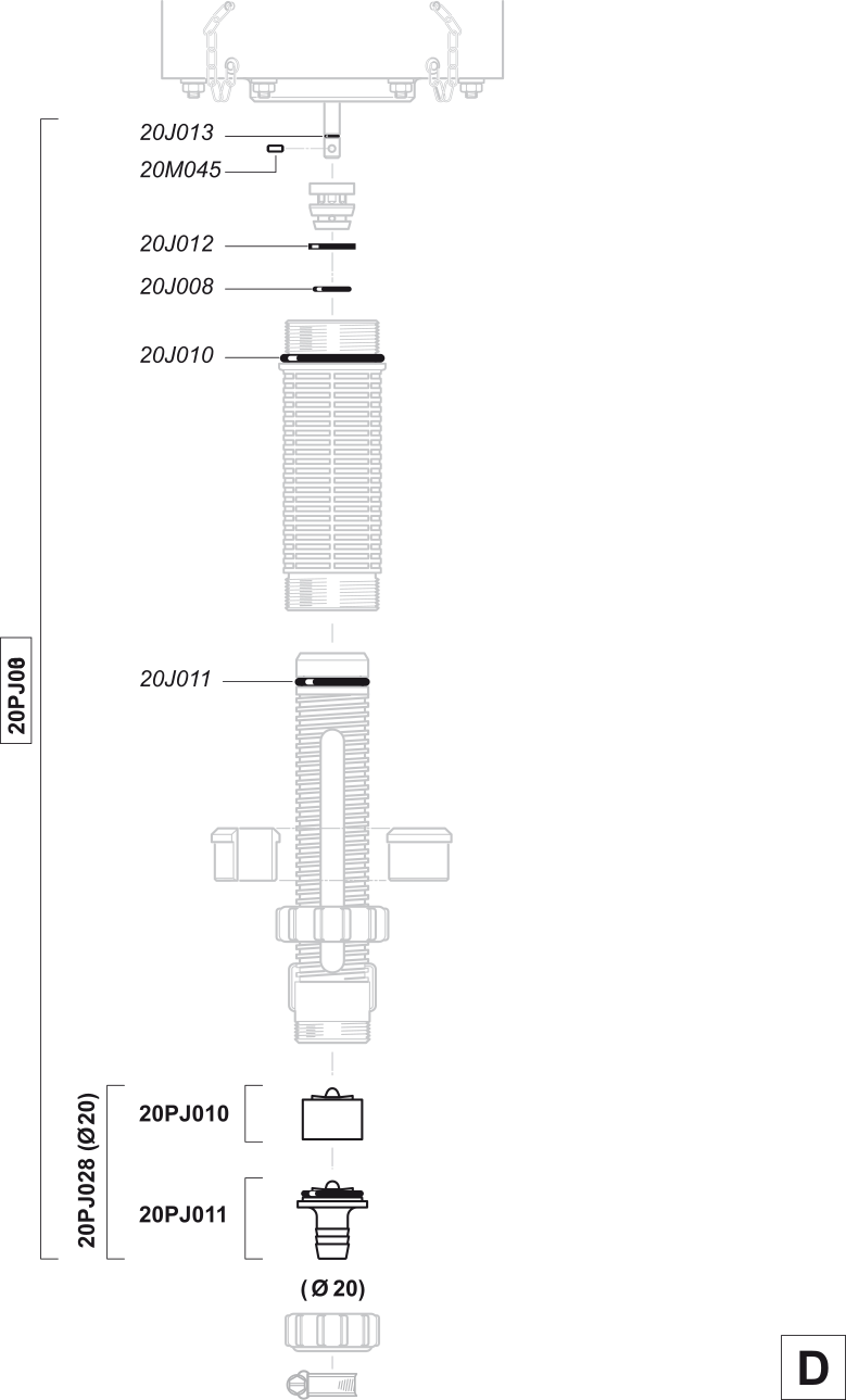 Dosatron D20S Ersatzteile 13