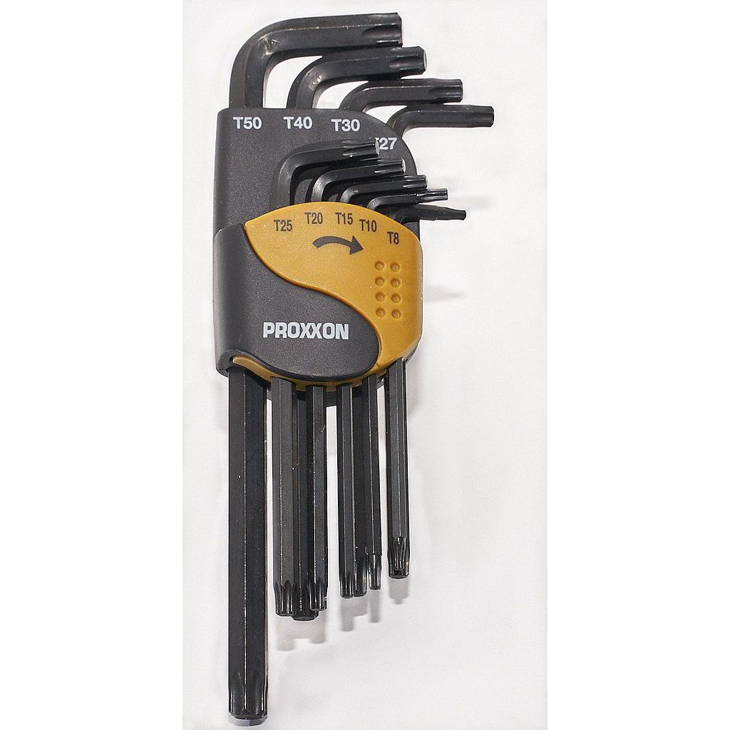 Proxxon Industrial Inside TORX offset screwdriver set 9 pieces